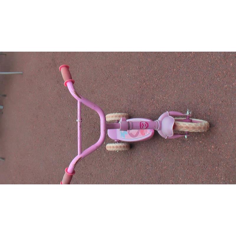 GIRLS BARBIE PUSH SCOOTER - FOR OUTSIDE USE - PINK