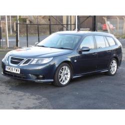 Saab 9-3 1.8t SportWagon Auto 2008 Sport 60 000 Miles 6 Months AA Warranty