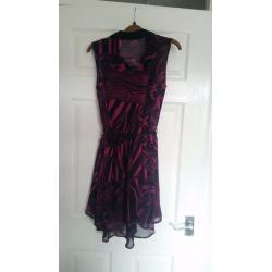 *Boohoo* purple zebra print dress(open to offers)