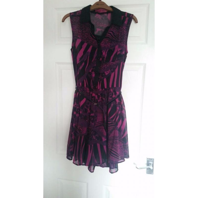 *Boohoo* purple zebra print dress(open to offers)