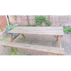 Garden Picnic Bench, wooden