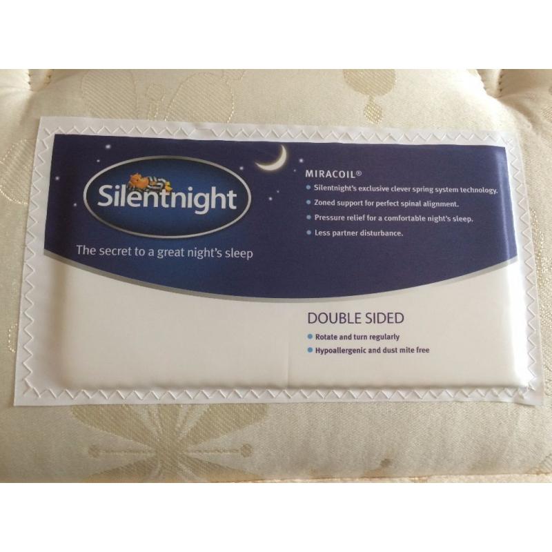 Silent Night Miracoil Single Bed and Mattress. Excellent condition.