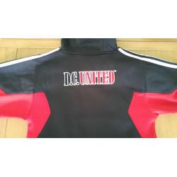 Adidas DC United Hoodie black/red age 10/12 BNWT