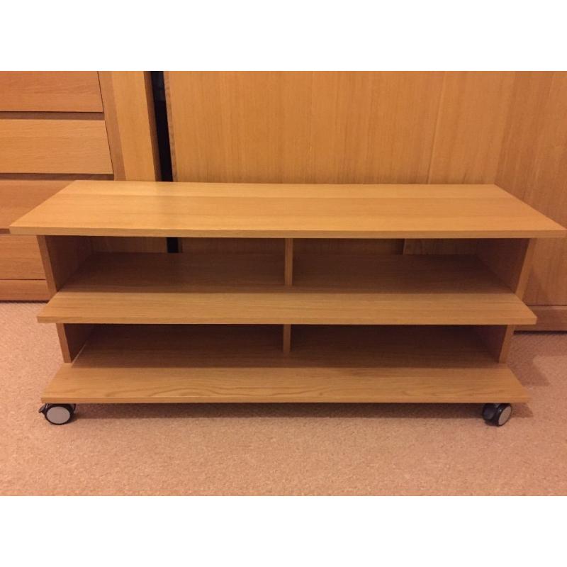 Light oak unit/TV unit