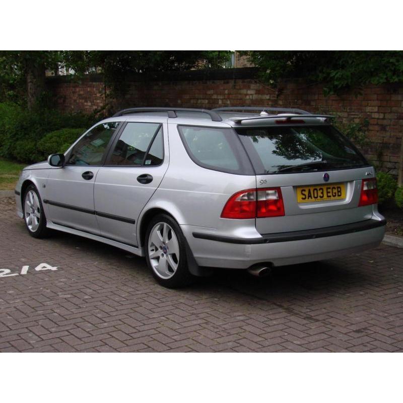 EXCELLENT RARE SPEC!! 2003 SAAB 9-5 2.3 HOT AERO 250 BHP 5dr ESTATE FULL LEATHER