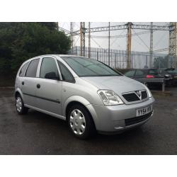 2005 vauxhall meriva 1.4 59k full mot!!