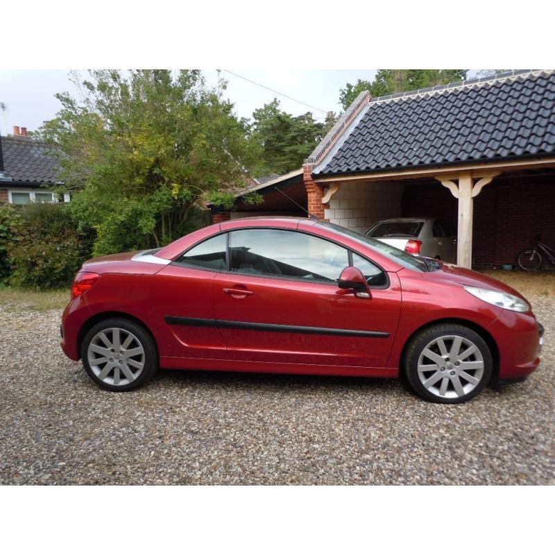 2008 Peugeot 207 GT CC Cabriolet - mileage 27,000