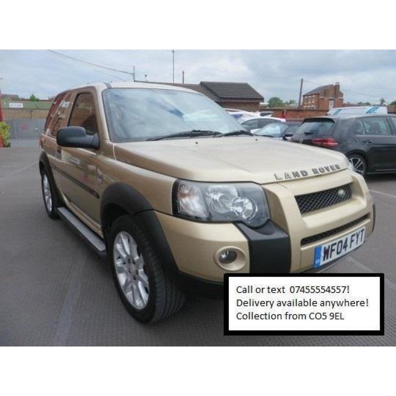 2004 LAND ROVER FREELANDER TD4 SPORT 84K MILES! DIESEL 4X4 TOW BAR! CLEAN!