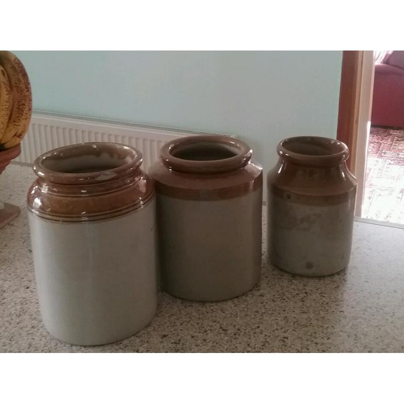 Brown pots