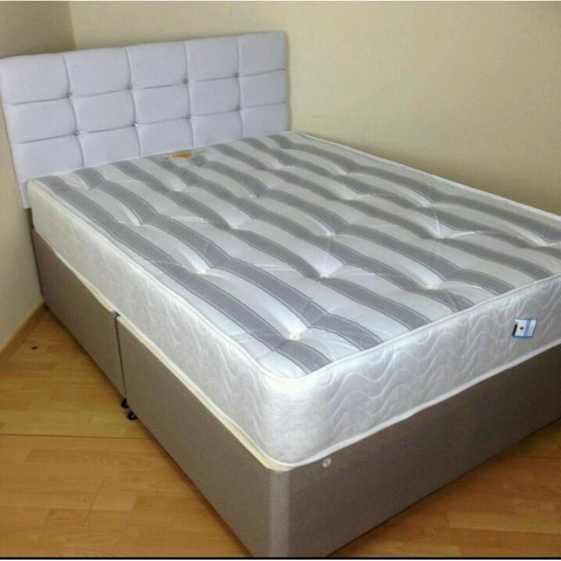 BRAND NEW ORTHOPAEDIC/MEMORY FOAM DIVAN BED