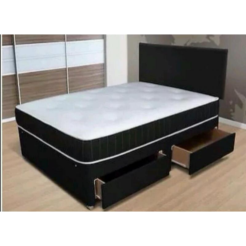 BRAND NEW ORTHOPAEDIC/MEMORY FOAM DIVAN BED