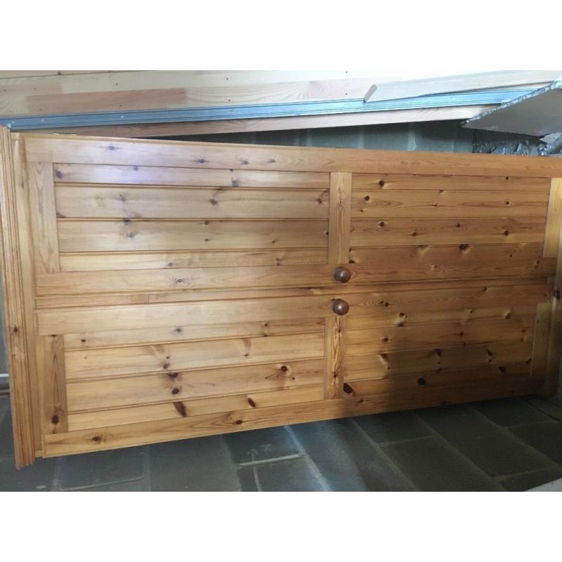 Pine wardrobe