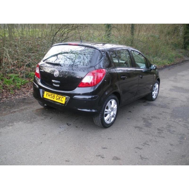 VAUXHALL CORSA DESIGN CDTI, Black, Manual, Diesel, 2008