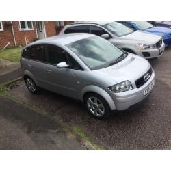 Audi a2 1.6 fsi petrol. 53 reg. 108k miles