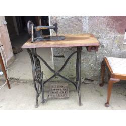 Garage full of vintage furniture