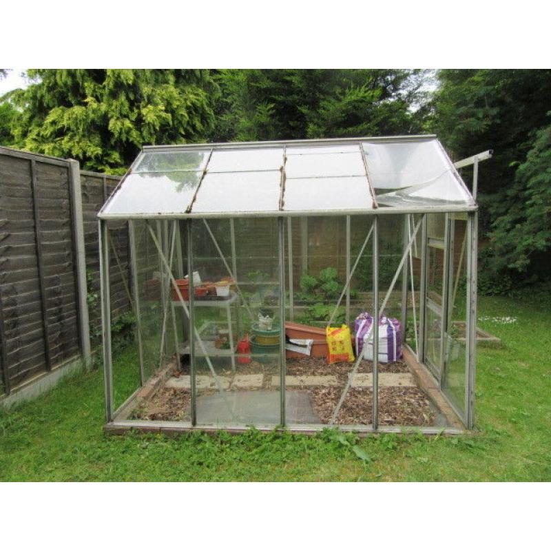 Aluminium Greenhouse 8ftx6ft