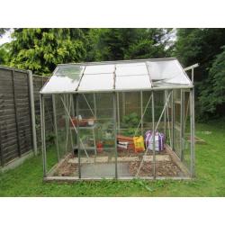 Aluminium Greenhouse 8ftx6ft