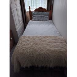 Single Divan Bed with Mattress