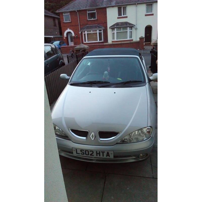 Spare or repair renault megane coupe 1.6 mot september nothink major