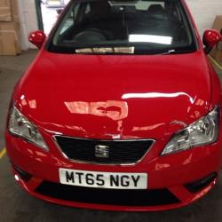 Seat Ibiza 65 plate light damage