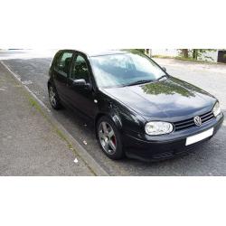 Volkswagen Golf GT TDI 130BHP PD 2002, Black, 5 door ,MOT exp 16/1/2017