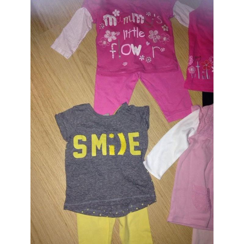 4 girls outfits 6/9 months