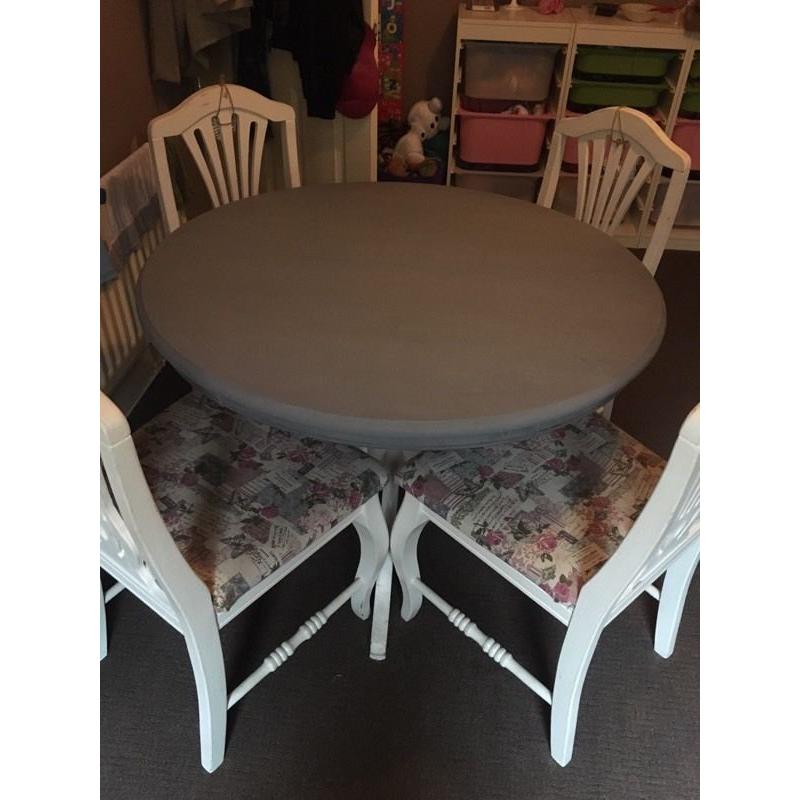 Shabby chic project - dining table set