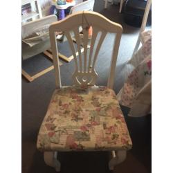 Shabby chic project - dining table set