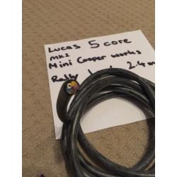 Original Lucas 5 core Lead Plug Cable