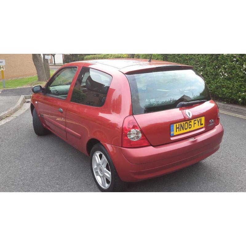 2006 RENAULT CLIO CAMPUS 1.2 PETROL,VERY LOW MILEAGE,ONE OWNER,**6 MONTH WARRANTY INCLUDED**