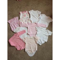 Baby girl 0-3 clothes bundle. 79 items