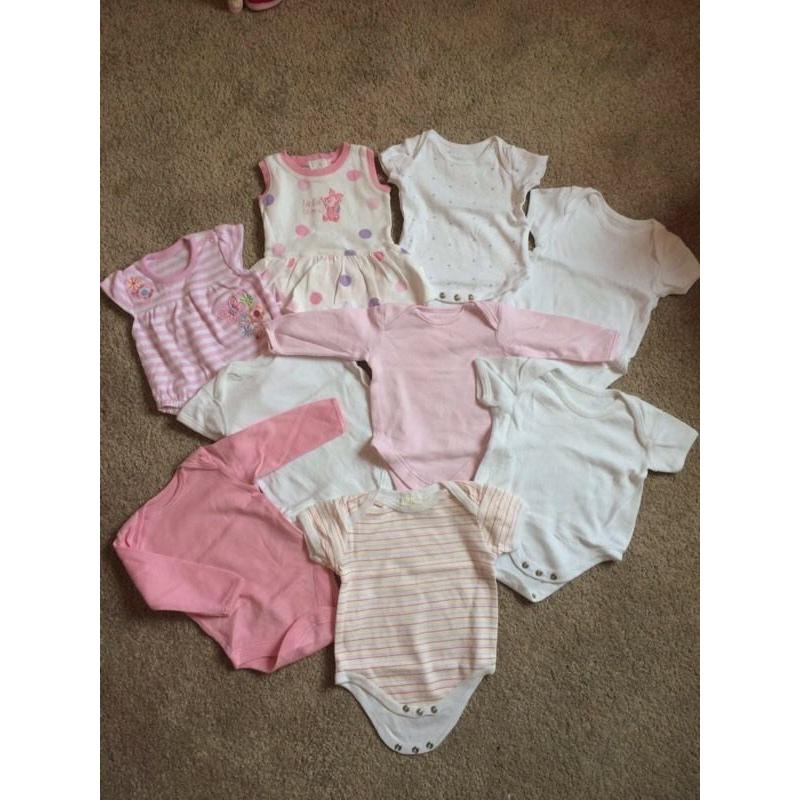 Baby girl 0-3 clothes bundle. 79 items