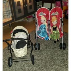 Prams & frozen dolls