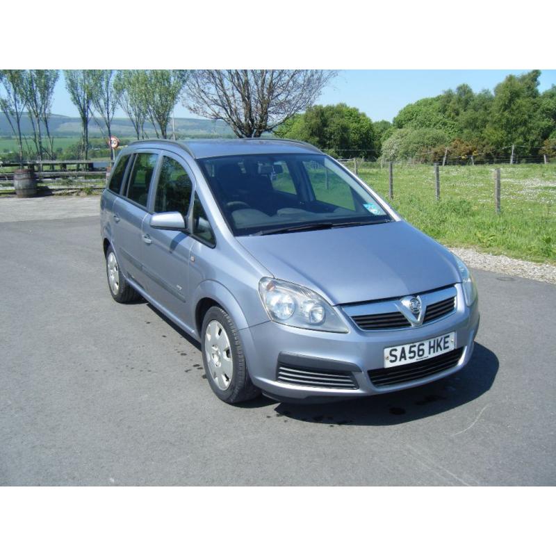 7 SEATER 56 PLATE VAUXHALL ZAFIRA 1.6 HFE 1 PREV OWNER NEW MOT DRIVES A1 NO OFFERS TIMEWASTERS