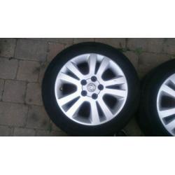 16 inch 5 stud vauxhall astra sri alloy wheels will fit others