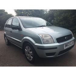 FORD FUSION 2 1.4 TDCI 12 MONTHS MOT GENUINE 48000 MILES WARRANTED 2003