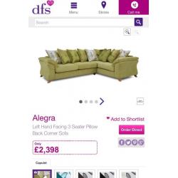 DFS Sofa 6 months old