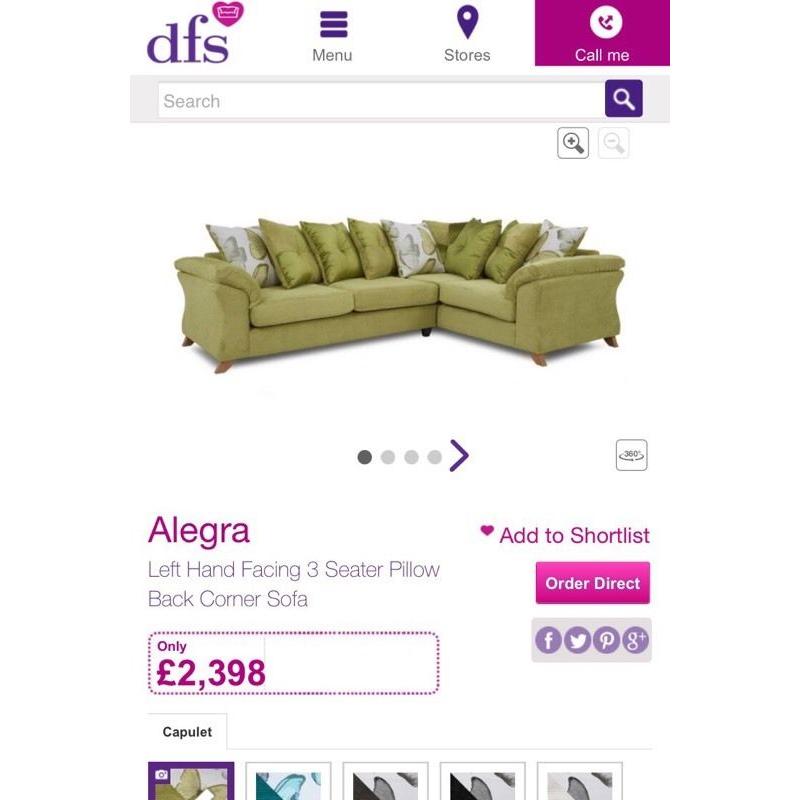 DFS Sofa 6 months old