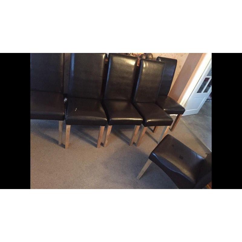 6 chair upholstery project