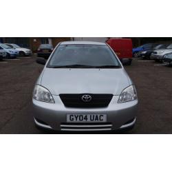 2004 04 TOYOTA COROLLA 1.4 T2 VVTI 91K (PART EX WELCOME)