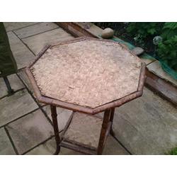 Original 1930s hexagonal can table