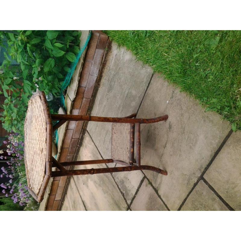 Original 1930s hexagonal can table