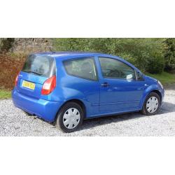 2005 Citroen C2 1.1, long MOT, 85 K miles, 30 day return, 3 months warranty