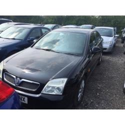 Vauxhall vectra black leather seats