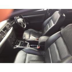 Vauxhall vectra black leather seats