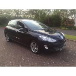 Peugeot 308 1.6hdi 110bhp sport 59plate only 69000 fsh