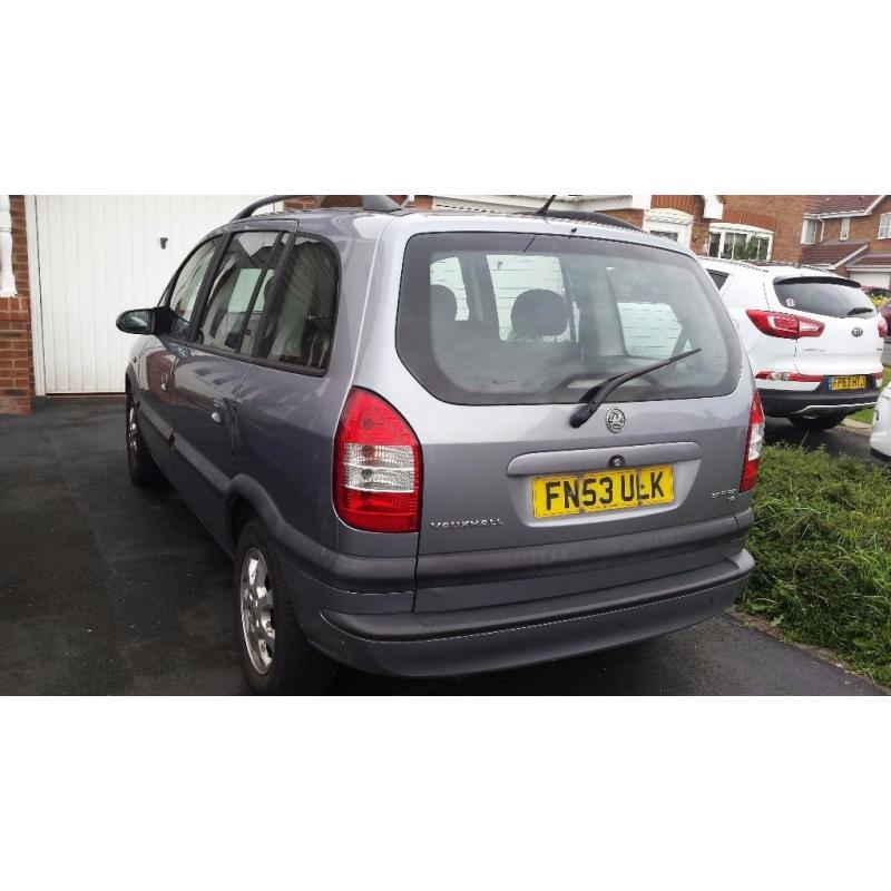 Vauxhall Zafira 2003 Silver