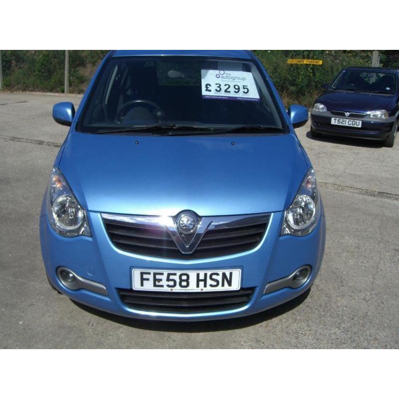 VAUXHALL AGILA DESIGN Twinport, Blue, Manual, Petrol, 2008