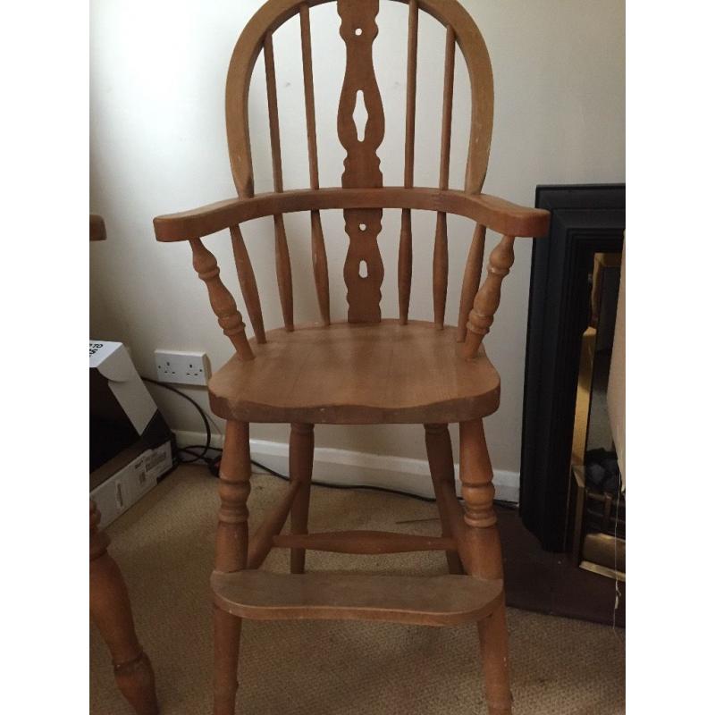 Wooden High Chair