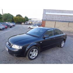 2003 AUDI A4 1.9 TDI SE 4 DOOR SALOON BLACK 12 MONTHS M.O.T